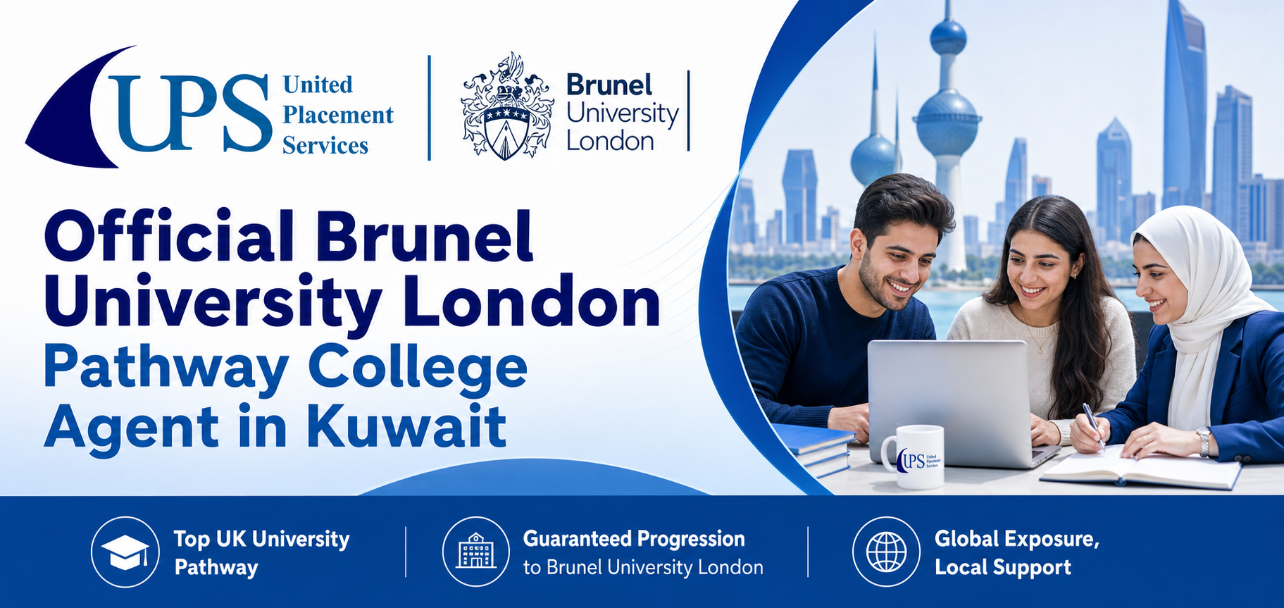 Official Brunel University London Pathway College Agent in Kuwait | Apply Through United Placement Services