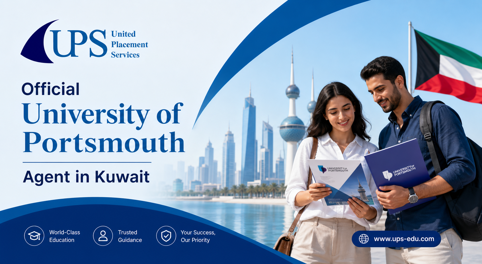 Official University of Portsmouth Agent in Kuwait – Apply Through United Placement Services Today