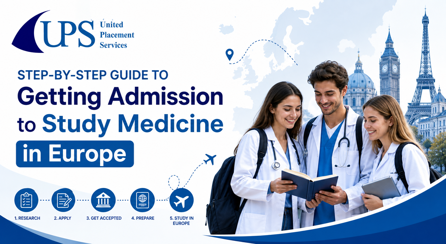 Step-by-Step Guide to Getting Admission to Study Medicine in Europe